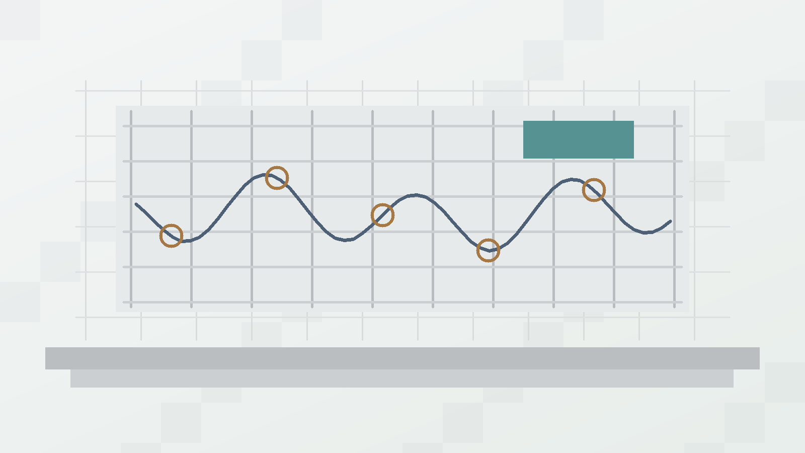Neutral measurement grid with signal traces and calibration markers